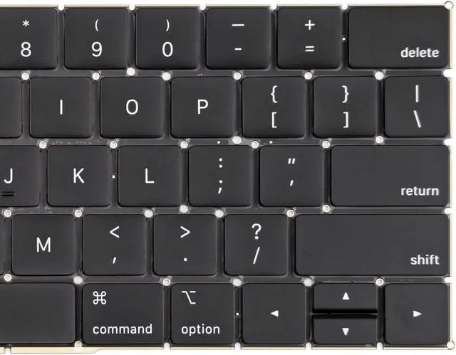 Alt view image 6 of 7 - Replacement Keyboard US English with Backlit for MacBook Pro Retina A1989 (13-inch,2018/2019,Four Thunderbolt 3 Ports) ANSI U.S. Layout Backlight+Keyboard Screws