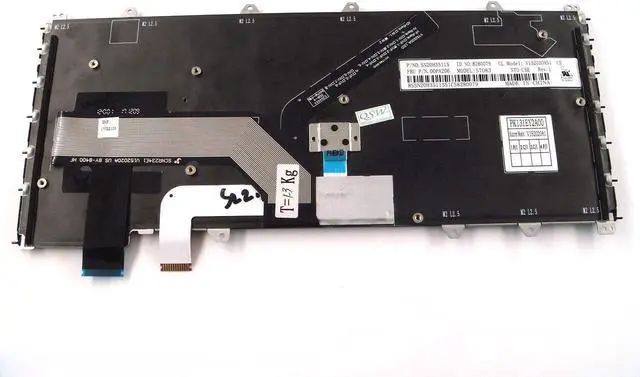 Alt view image 2 of 3 - Bayjebu Parts for Lenovo ThinkPad Yoga 260 Keyboard US with Backlit Black 00PA206 00PA124