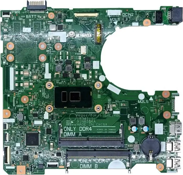 Alt view image 3 of 7 - Replacement for Dell Inspiron 3567 Motherboard Vegas/Tur is SKL/KBL 15341-1 Mainboard i5-7200U Processor R5 M430 2GB 0GW6K3 GW6K3 (No VGA Port)