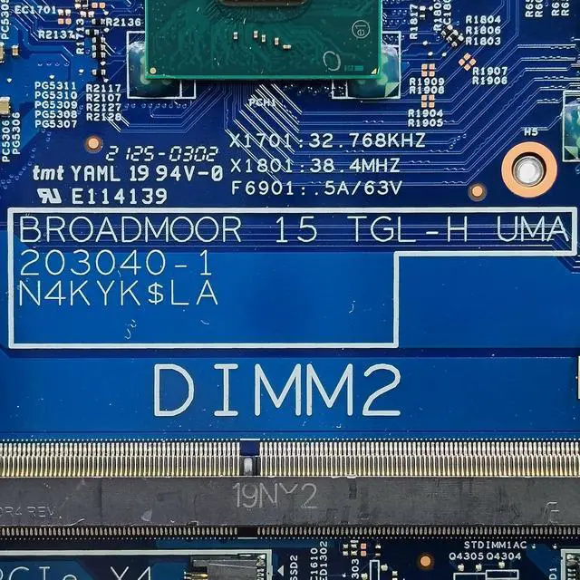 Alt view image 6 of 7 - Replacement for Dell Latitude 5580 Motherboard CDM80 LA-E091P Mainboard i5-7300U Processor 07JF3P 7JF3P