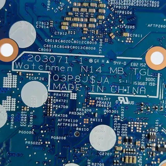 Alt view image 6 of 7 - Replacement for Dell Inspiron 14 5410 2-in-1 Motherboard 203071-1 Watchmen N14 TGL System Board i5-1135G7 Processor MX350 2GB 0V90F8 V90F8