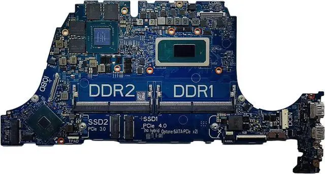 Alt view image 2 of 7 - LTPRPTS Replacement Laptop Motherboard System Board CPU Mainboard for Dell Inspiron 16 7610 SRKT3 i7-11800H RTX 3050 203060-1 0J0MWF J0MWF CN-0J0MWF Test OK