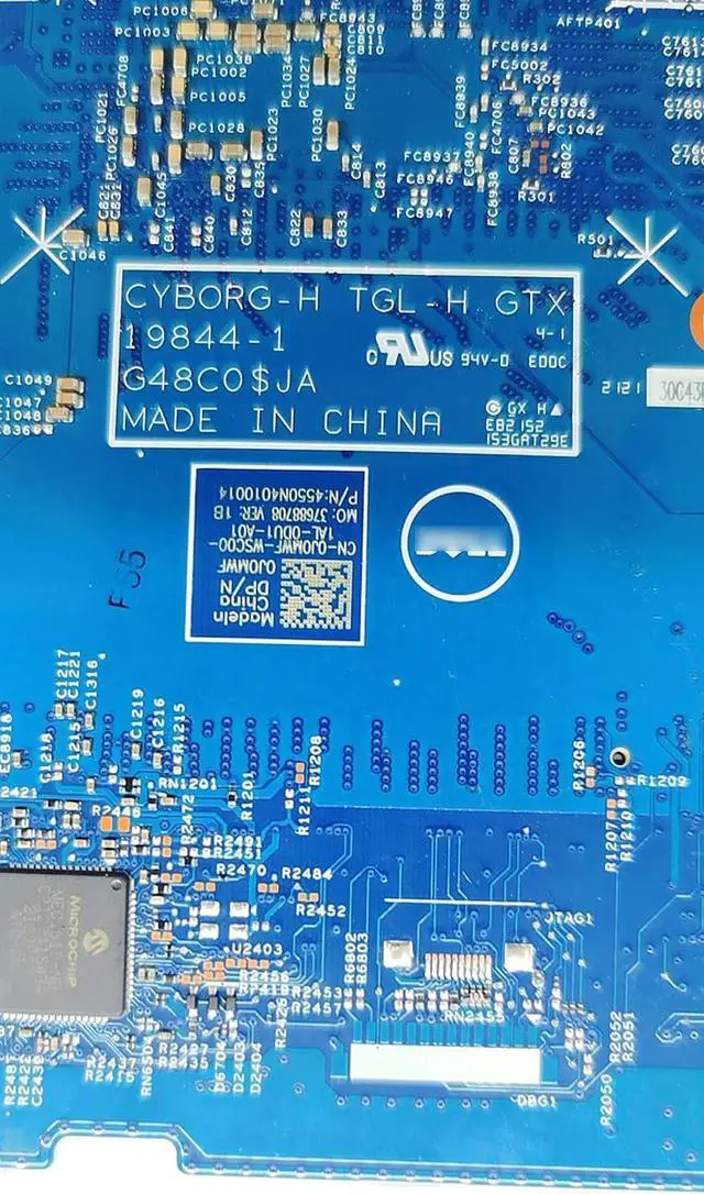 Alt view image 6 of 7 - LTPRPTS Replacement Laptop Motherboard System Board CPU Mainboard for Dell Inspiron 16 7610 SRKT3 i7-11800H RTX 3050 203060-1 0J0MWF J0MWF CN-0J0MWF Test OK