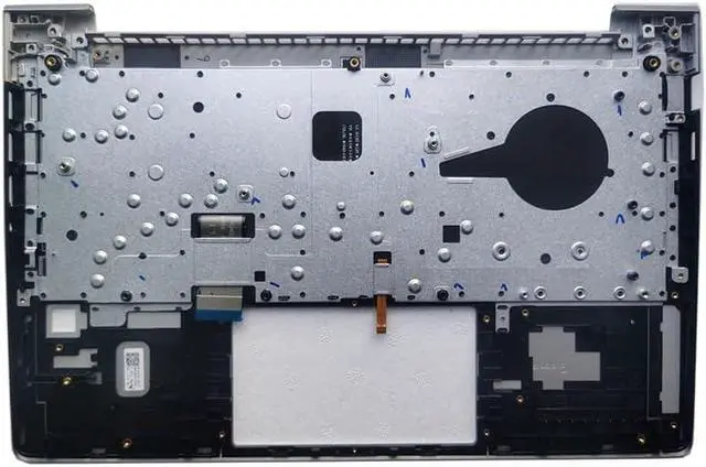 Alt view image 3 of 5 - OEM UK Laptop Keyboard for HP ProBook 14 445 440 G8 645 640 G8 with Silver Palmrest and Backlight Replacement Accessories(No SC Hole)
