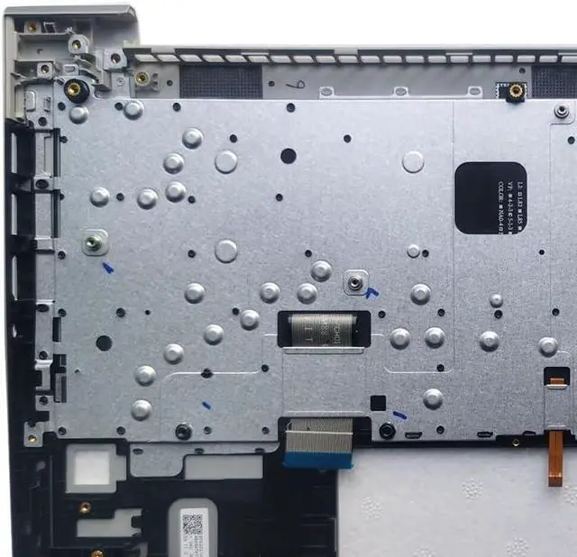 Alt view image 5 of 5 - OEM UK Laptop Keyboard for HP ProBook 14 445 440 G8 645 640 G8 with Silver Palmrest and Backlight Replacement Accessories(No SC Hole)