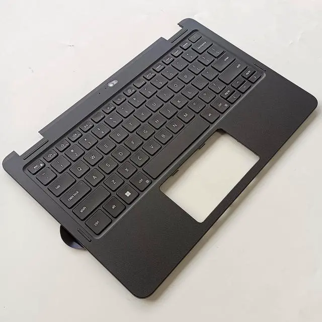 Alt view image 5 of 6 - Replacement for Dell Latitude 11 3120 Laptop Upper Case Palmrest Keyboard Camera Assembly Part 0R1976 R1976 Black