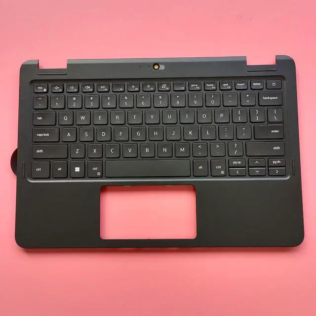 Alt view image 6 of 6 - Replacement for Dell Latitude 11 3120 Laptop Upper Case Palmrest Keyboard Camera Assembly Part 0R1976 R1976 Black