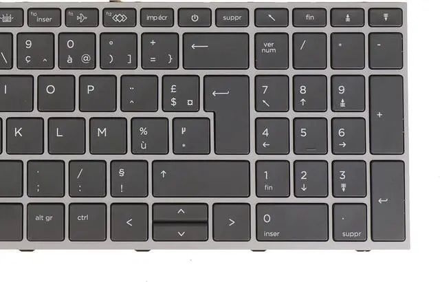 Alt view image 4 of 5 - Laptop Replacement Keyboard for HP ZBook Fury 15 G7 / G8, ZBook Fury 15.6 inch G7 / G8, L97967-051 M17094-051 Backlit - FR French AZERTY Layout