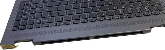 Alt view image 5 of 7 - New Replacement for Lenovo Yoga 7 16ARP8 83BS / 7 16IRL8 82YN / 7i 16 Gen 8 2-in-1 Laptop Palmrest Upper Case Backlit Keyboard Fingerprint Reader Hole Assembly Part 5CB1L31922 5CB1L31865 Arctic Grey