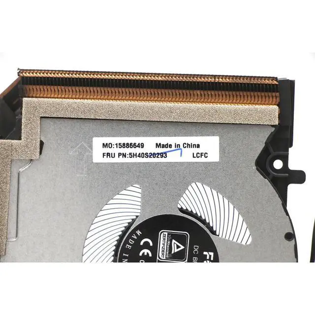 Alt view image 3 of 3 - Generic 7-16ACHg6 82N6 Laptop CPU Fan & Heatsink 5H40S20293, 5H40S20294, 5H40S20295 Thermal Module L82M0 10V
