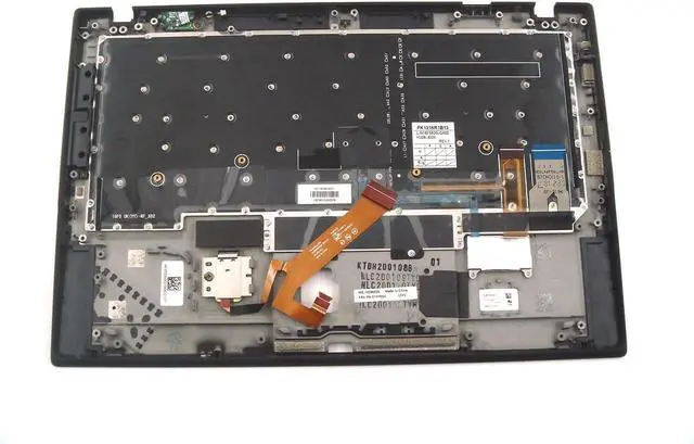 Alt view image 2 of 3 - Parts for Lenovo ThinkPad X1 Carbon 6th Gen 6 Palmrest Keyboard Bezel German Black 01YR542