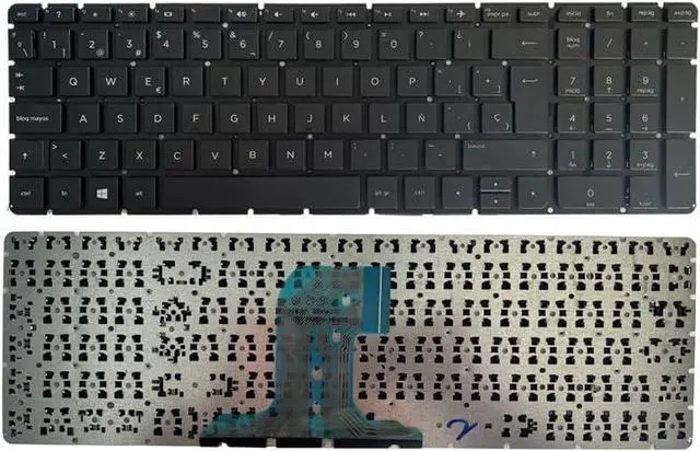 Main image of OEM Spanish SP Laptop Keyboard for HP Pavilion 17-AY 17-BA TPN-C125 TPN-C126 HQ-TRE - Black Replacement Keyboard Accessories