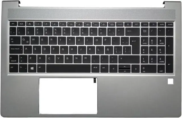 Main image of Laptop Replacement Keyboard Compatible for HP EliteBook 650 G9 655 G9 4BX8QTA0200 Shell Silver Palmrest Upper Cover Case Latin Backlit