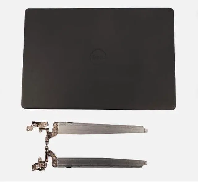 Main image of Black LCD Top Rear Lid Back Cover Case & Screen Hinges Hinge Bracket kit Compatible with Dell Vostro 3500 3501 V3501 Dell Inspiron 3501 3505 P90F
