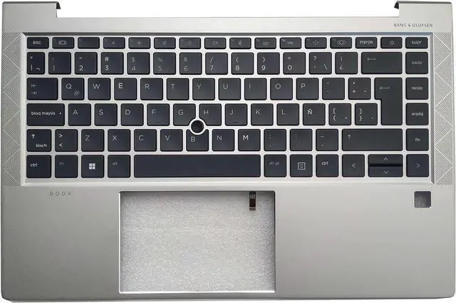 Main image of Replacement Upper Case Palmrest Backlit Latin Keyboard for HP EliteBook 840 G8 745 G7 745 G8 840 G7 6070B1847701 M07090-001 M36312-001 Series Laptop Top Cover