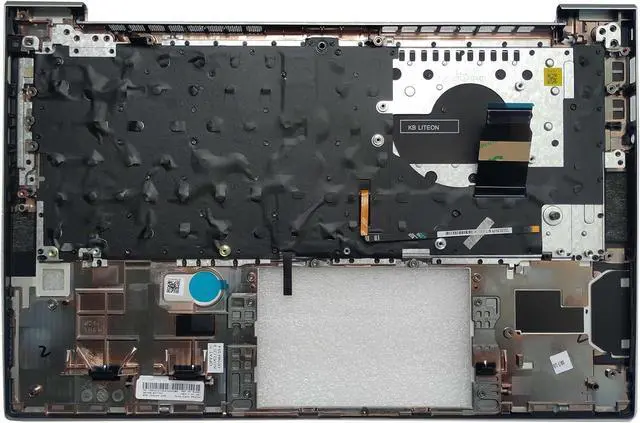 Alt view image 2 of 5 - Replacement Upper Case Palmrest Backlit Latin Keyboard for HP EliteBook 840 G8 745 G7 745 G8 840 G7 6070B1847701 M07090-001 M36312-001 Series Laptop Top Cover