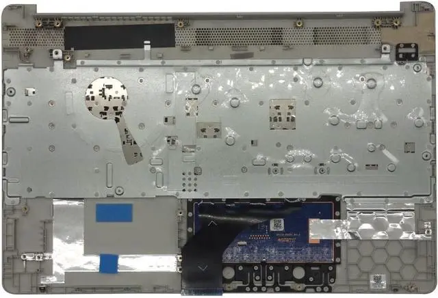 Alt view image 2 of 7 - Replacement for HP 250 255 256 G8 15-DW Laptop Upper Case Palmrest Top Cover Touchpad with US Black Keyboard Assembly M31100-001 AP2H8000540