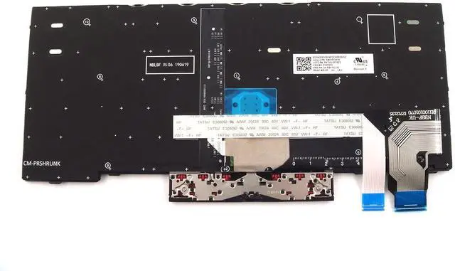Alt view image 2 of 3 - Parts for Lenovo ThinkPad L13 L13 Yoga Gen 2 13.3 inch Keyboard Latin Spanish LAS Backlit Black 5N20V43331