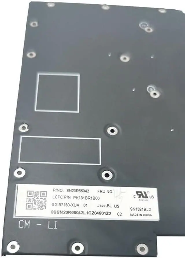 Alt view image 5 of 6 - Laptop Replacement US Layout Backlit Keyboard for Lenovo Thinkpad T490S T495 T495S E490S R490 L390 Black