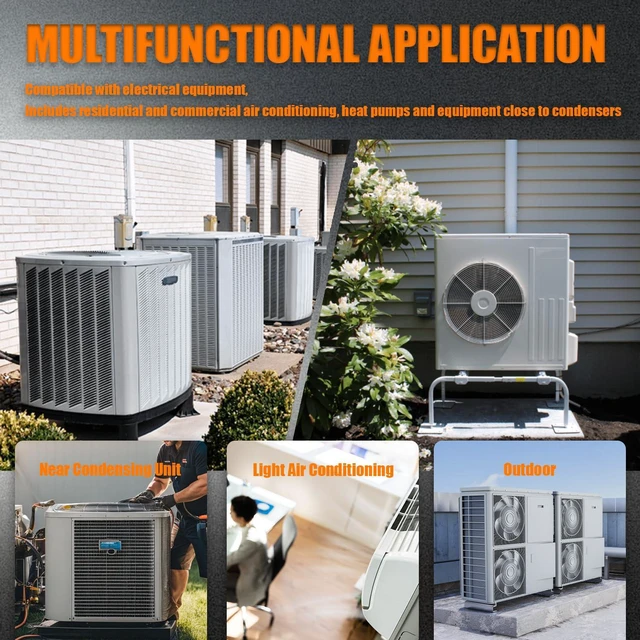 Alt view image 7 of 7 - 60 Amp AC Disconnect Metal Box, 240V Pull Out AC Disconnect Switch, 60A 2 Pole 3 Wire 1 Phase 240 VAC, Non-Fused for Home and Light Commercial Air Conditioning, Near Condensing Unit