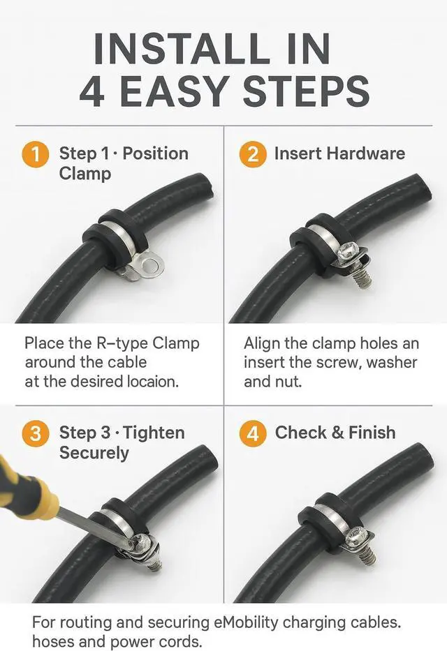 Alt view image 6 of 7 - EV Charger Retractable Cord Reel, Cable Retractor, Ceiling-Mount Counterbalance, 9.8 ft Reach, One-Handed, Fits Tesla (NACS)/J1772, 2-Car Garages