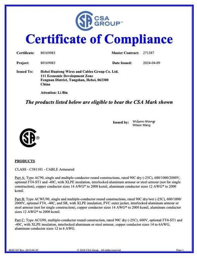Alt view image 5 of 5 - 8/3 Teck 90 Stranded Copper Wire / 40 Feet / 50A / $17.5 Per Meter / 1KV / Suitable for 40A Chargers and Nema 14-50 Outlets/Outdoor Rated and Direct Burial/Hot tubs/Bracer Innovations