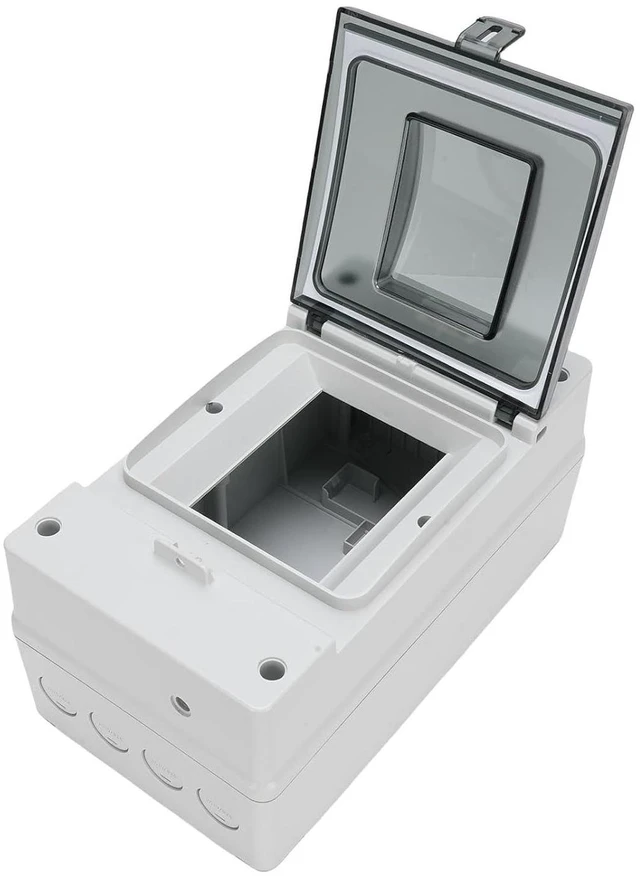 Alt view image 2 of 7 - Generic Distribution Protection Box, IP66 Waterproof DC Circuit Breaker Box, Circuit Breaker Electrical Boxes for MCCB Solar Battery Switch, 10.63x4.84x5.91inch