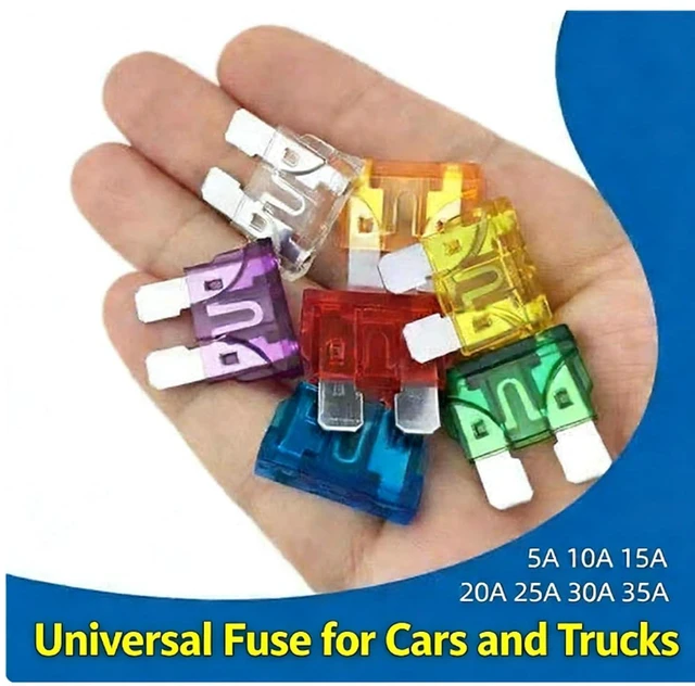 Alt view image 4 of 7 - Car Glow Fuses, Light up Fuses Automotive, 300PCS Mini Blade Mini Fuses Assortment Kit,Smart Auto Glow When Blown, 2A/ 3A/ 5A/ 7.5A/ 10A/ 15A/ 20A/ 25A/ 30A/35A/ 40A,Replacement Fuses (Zinc)
