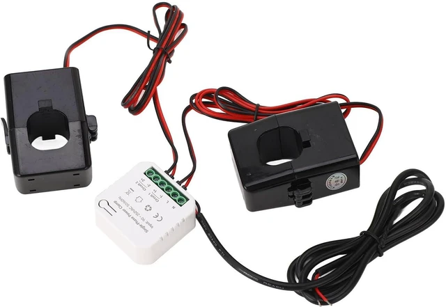 Main image of Smart Energy Meter for Home 90-250V AC Voltage, Dual 200A Clamp CT Sensors, Real-Time kWh & Power Monitoring via Smart Life App Energy Consumption Monitor for Canadian Homes