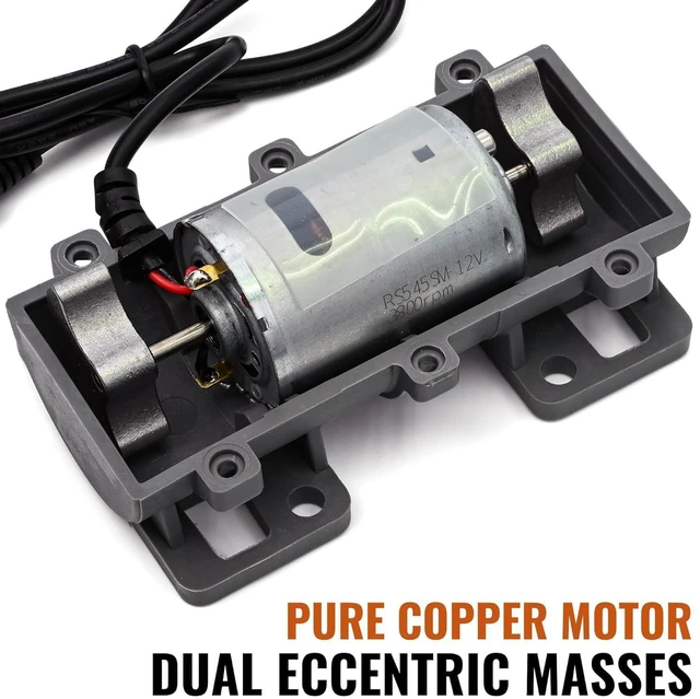 Alt view image 2 of 7 - DC 12V Vibration Motor with Speed Controller & Remote Control - 3800RPM Rotary Motor for Massage Chairs, Beds, Vibration Machines