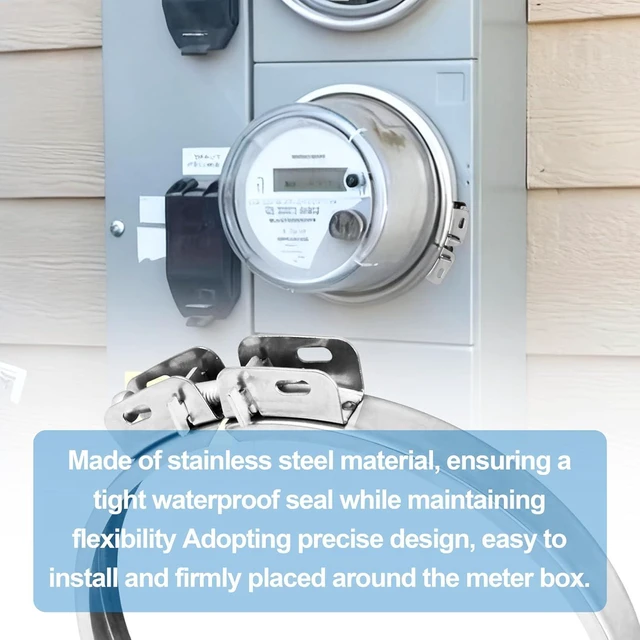 Alt view image 6 of 7 - Electric Meter Box Sealing Ring, Security Accessory for Meter Enclosure 4pack