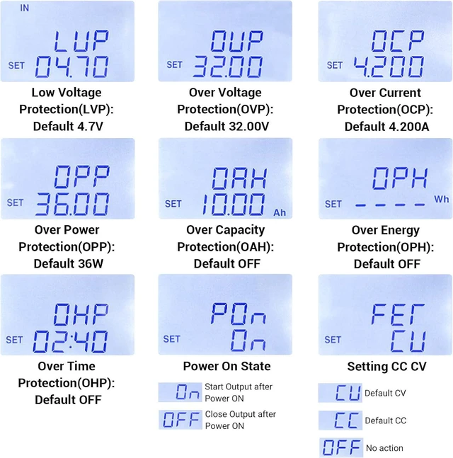 Alt view image 4 of 7 - DROK Buck Boost Converter, DC 5.0-30V to 0.6-30V 4A 35W Adjustable Voltage Regulator LCD Display 6V 9V 12V 24V Power Supply Module, CC CV Step Up Step Down Voltage Stabilizer for Car RV Golf Cart