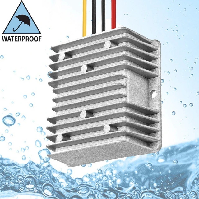 Alt view image 5 of 7 - 12V DC/DC Waterproof Voltage Converter, Step up to 19V 10A 190W Transformer Power Supply for Car Truck Vehicle CE Certified