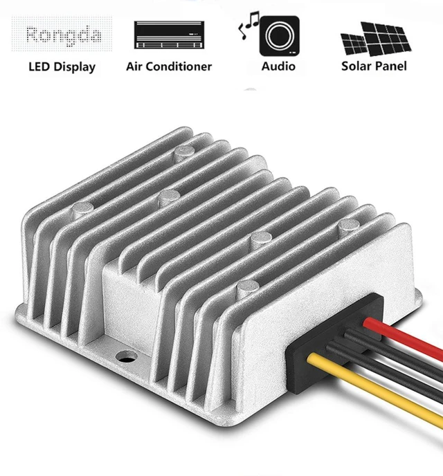 Alt view image 7 of 7 - 12V DC/DC Waterproof Voltage Converter, Step up to 19V 10A 190W Transformer Power Supply for Car Truck Vehicle CE Certified