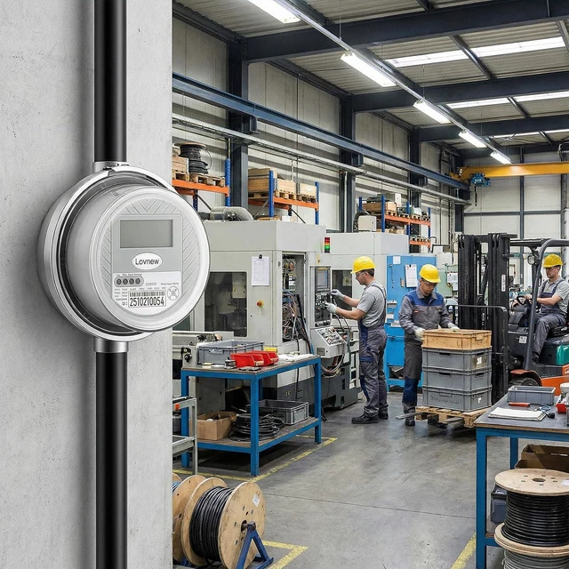 Alt view image 7 of 7 - Meter Socket with Horn Bypass Meter Cover Plate, Suitable for Overhead/Underground Feed (100A 4 Jaw Ring RONUND)