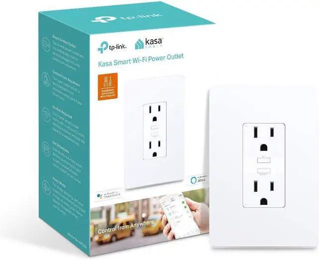 Alt view image 5 of 6 - Kasa Smart in-Wall Light Switch (3-Pack) + in-Wall WiFi Outlet | Works with Alexa and Google Home