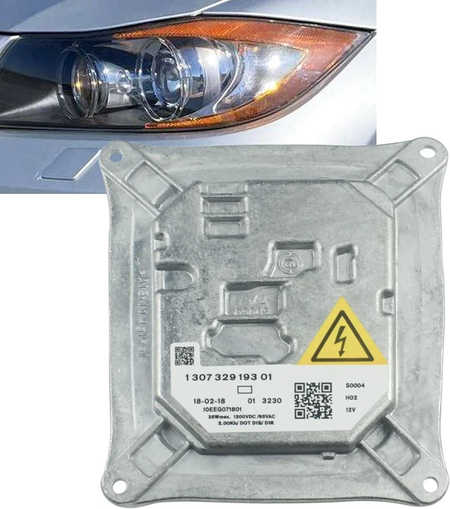 Alt view image 2 of 7 - Xenon Ballast HID Headlight Module Control Unit Fits 328i 328xi 335i 335xi 645i 650i X5 X3 E90 E92 E93, Replaces 1307329153 63117182520 8J0907391