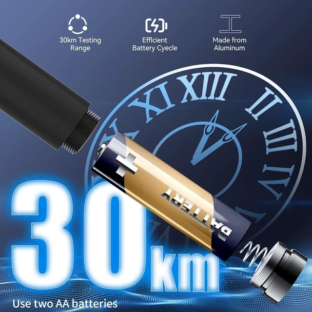 Alt view image 4 of 7 - Visual Fault Locator 30KM - VFL Fiber Optic Tester Kit Include Single Mode 9/125um FC Male to LC Female Adapter, Fiber Optic Lights for Network Cable