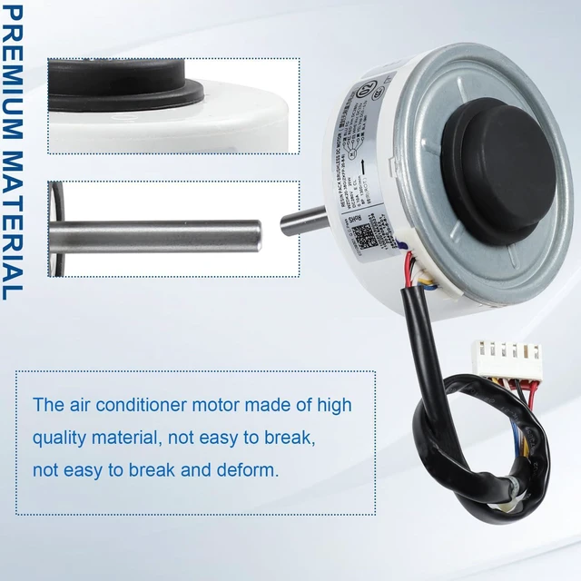 Alt view image 5 of 6 - WZDK20-38G (ZKFP-20-8-6) Air Conditioning Brushless DC Fan Motor