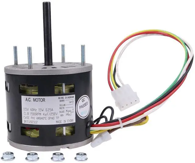 Main image of AIVWUMOT 1/50HP Motor Compatible with Fasco D1100 Gemini Loren Cook 7173-1580 GC/GN 142/144 1550/900rpm 115V 60 Hz 1.2/0.7amps 2-Speed Fan Motor