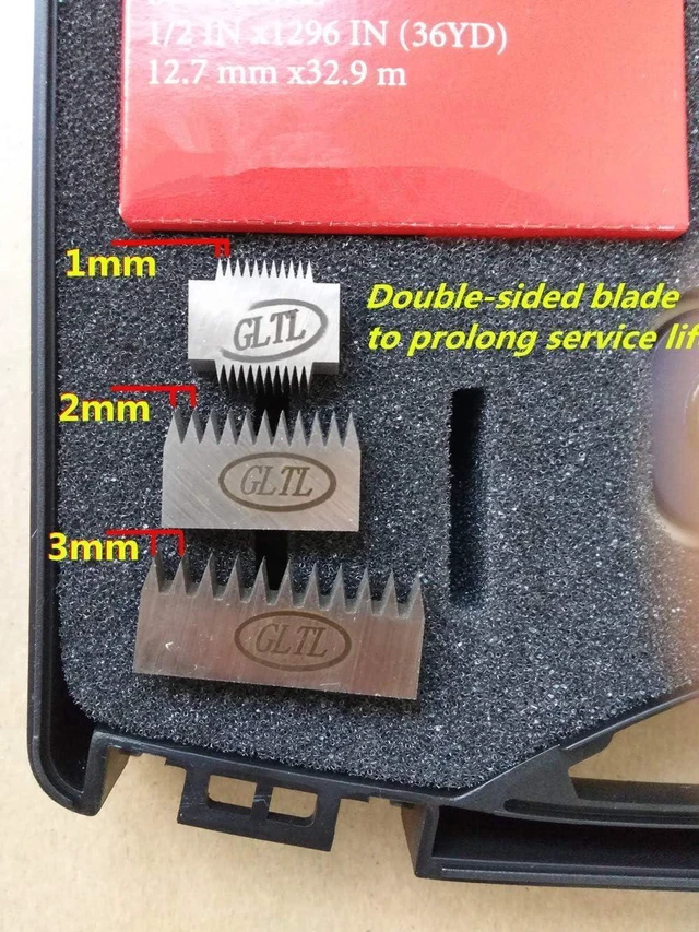 Alt view image 3 of 4 - 3-in-1 Rotating Cross Hatch Adhesion Tester Cross-Cut Tester Kit with 1/mm/2mm/3mm blades metal handle