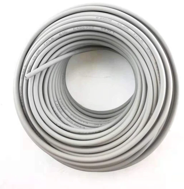 Alt view image 4 of 4 - 24 AWG 6 Conductors Security Alarm Wire Cable, Riser Alarm Control Cable, 125ft Full Copper Shielded for Fire/Sound/Telecommunication/Security Burglar Station Wire