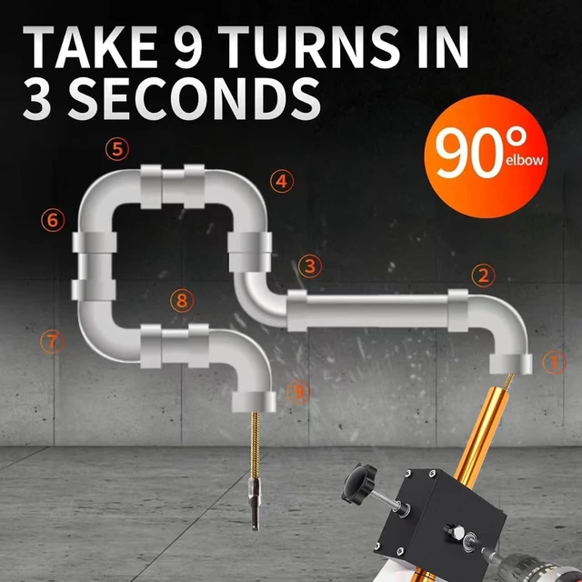 Alt view image 4 of 7 - Wire Puller, Automatic Electric Wire Threading Tool with 15m Steel for Cable Concealed Pipe, Professional Pulling Machine for Electricians and Wiring Projects