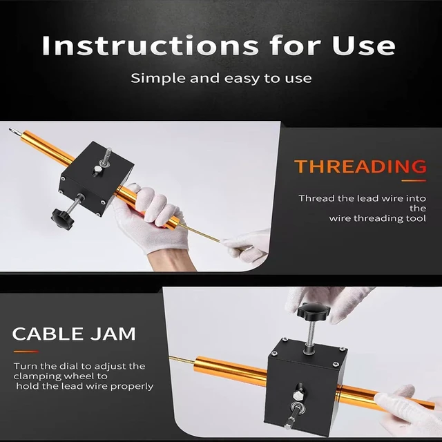 Alt view image 6 of 7 - Wire Puller, Automatic Electric Wire Threading Tool with 15m Steel for Cable Concealed Pipe, Professional Pulling Machine for Electricians and Wiring Projects