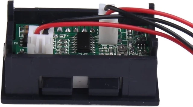 Alt view image 2 of 6 - Digital DC Ammeter 20A Red LED Panel Amp Meter Digital Electricity Meter