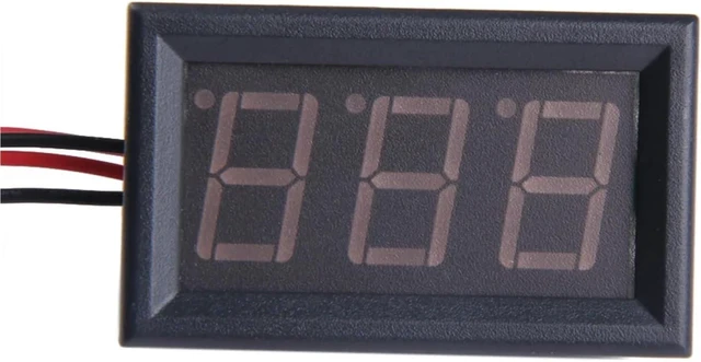 Main image of Digital DC Ammeter 20A Red LED Panel Amp Meter Digital Electricity Meter