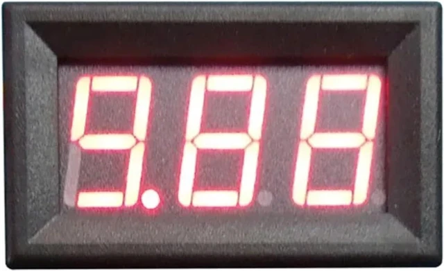 Alt view image 5 of 6 - Digital DC Ammeter 20A Red LED Panel Amp Meter Digital Electricity Meter