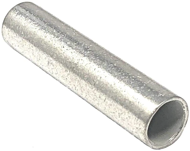 Alt view image 2 of 3 - 100 pcs 2 AWG 2 Gauge Butt Splice Connector Pure Copper Tin Coated Marine Grade Uninsulated - by WindyNation
