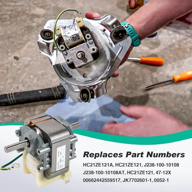Alt view image 4 of 6 - HC21ZE121A Draft Inducer Motor Fits for Carrier Furnace | Bryant and Payne Furnace Replaces HC21ZE121 J238-100-10108 l Furnace Blower Motor
