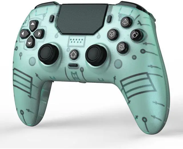 Main image of BETMI LED Wireless Controller for PS5, Pro/Slim/Steam Deck/PC(Frosted Blue) | Hall Joysticks/Trigger, Macro Back Button, Turbo, Dual Vibration, 6-Axis, 3.5mm Jack, Built-in Mic, Gamepad with Speaker